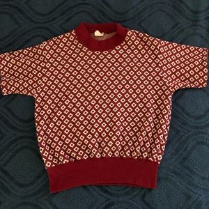 Vintage JCPenney Sweater Crop Top🥊